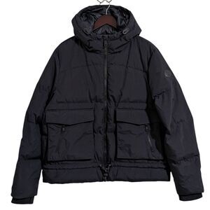 Lole "Le Kylee" Insulated Hooded Puffer Jacket - Black (Size XL)